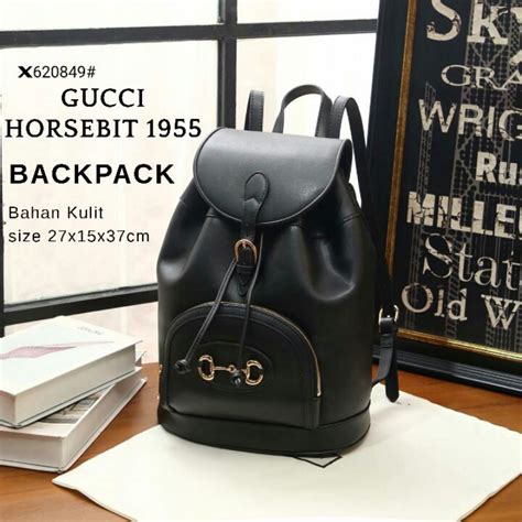 tas ransel gucci hitam